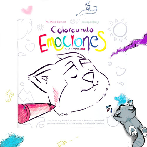 Coloreando Emociones: La Palabra No - Libro De Colorear