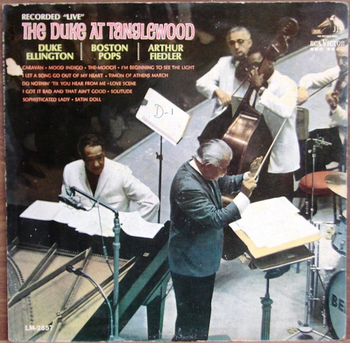 Duke Ellington - The Duke At Tanglewood - Lp Año 1965 - Jazz