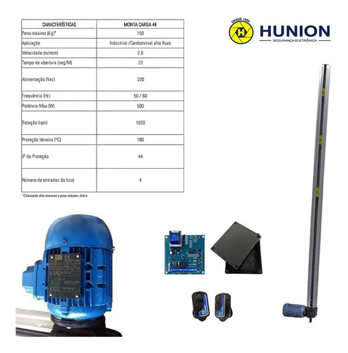 Elevador De Carga 6,80mts 150kgs Pronta Entrega Monta Carga