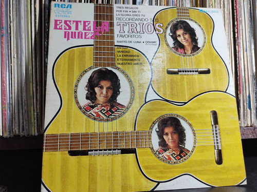 Estela Nuñez Tríos Favoritos Vinilo Lp Acetato Vinyl