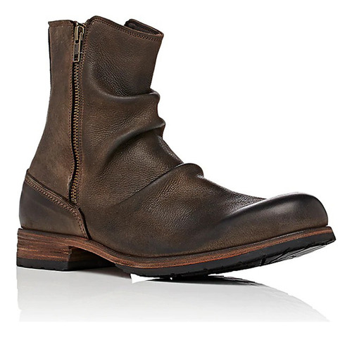 Botas Laterales Casuales, Zapatos De Seguridad Para Hombre C