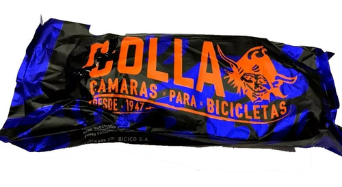 Imagen 1 de 9 de Camara Para Bicicleta Rod 26 Colla Nacional Pico De Auto Rb