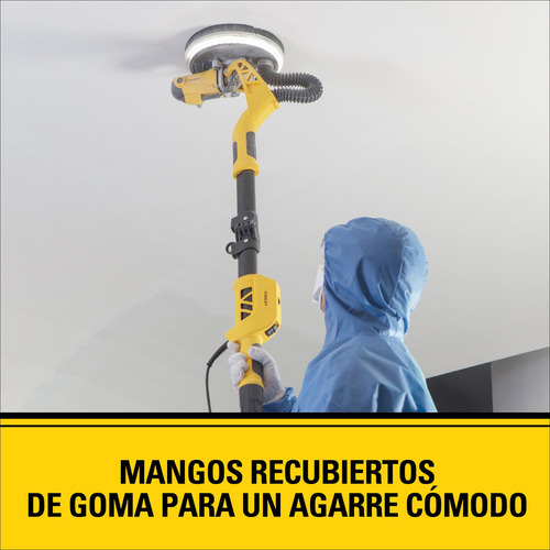 Lijadora De Pared Y Techo 750w Stanley Sw75-b2c Color Amarillo
