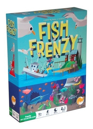 Fish Frenzy Jogo De Tabuleiro Importado Crash