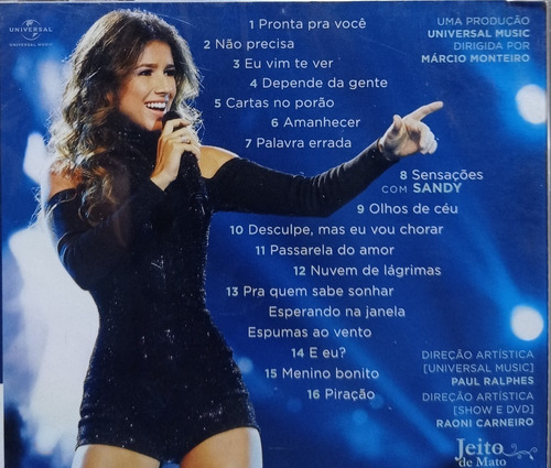 Paula Fernandes Amanhecer Ao Vivo Cd Original Lacrado