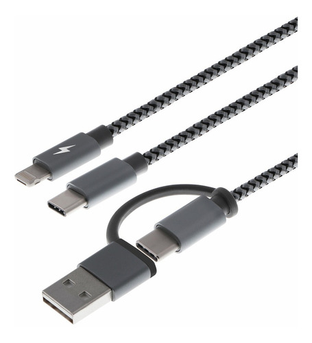 Xtech Cable 5 En 1 Usb/tipo C A Micro Usb/lightning/tipo C