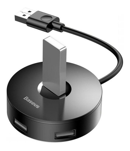 Hub Usb Baseus Power Round Box 4 En 1, 5gbps, Cahub-f01