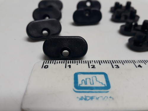 Tampa De União Para Porta Sanfonada Pvc (kit Com 10 Peças)
