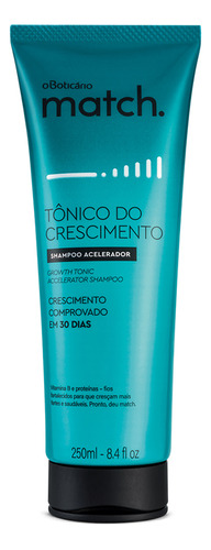 Match Tônico Do Crescimento Shampoo, 250ml