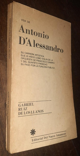 Gabriel Ruiz De Los Llanos Vida De Antonio D'alessandro 1993
