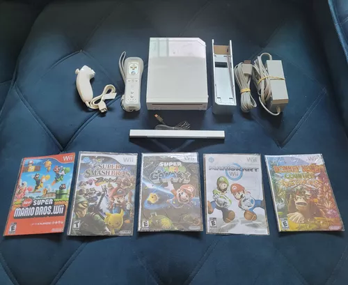 Nintendo wii completo com jogos e emuladores