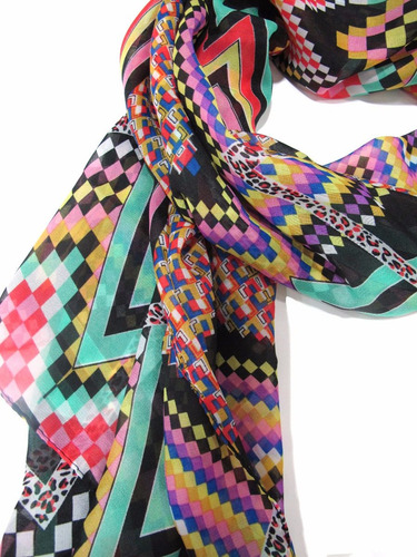 Imagen 3 de 3 de Pashmina Modelo Nativo Fight For Your Right