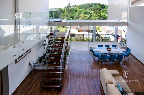 Imagem 10 de 30 de Casa Com 4 Dormitórios À Venda, 507 M² Por R$ 1.700.000,00 - Condomínio Quintas De São Fernando - Cotia/sp - Ca2243