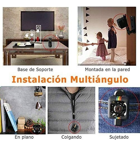 Mini Câmera Espiã De Segurança Vigilância Visão Noturna