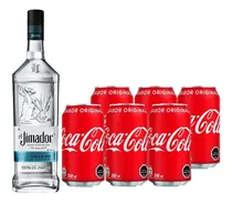 Comprar Pack Charro Negro El Jimador Blanco + 6 Coca Cola Lata 350cc