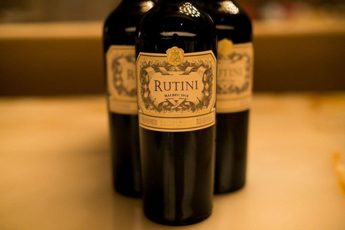 Vino argentino tinto colección rutini malbec 750ml