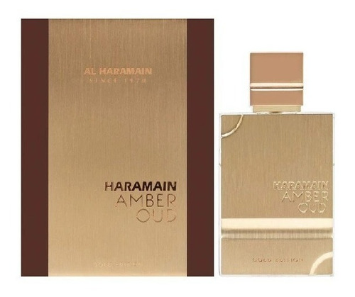 Perfume Original Amber Oud Gold Al Haramain 100ml Unisex