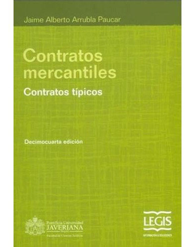 Libro Contratos Mercantiles Contratos Tipicos - Contratos M