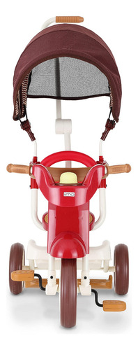 Triciclo dobrável Iimo 3 em 1 Triciclos premium para Ni. Cor: vermelho