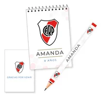 Comprar Anotadores Y Lápiz Personalizado Souvenir 40u River Futbol