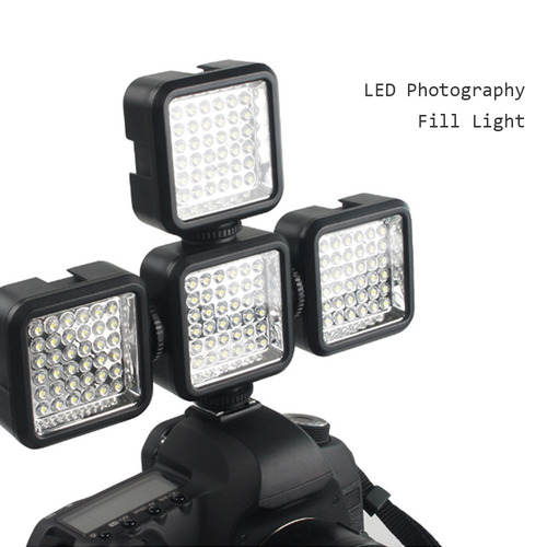 Portátil Câmera Foto Iluminação Led Vídeo Fotografia Fill