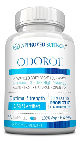 Science Odorol - 60 Cápsulas - Refresca O Mau Hálito E O Odo