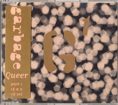 Garbage Queer Single Cd 4 Tracks Picture Cd Part 1 Uk 1995