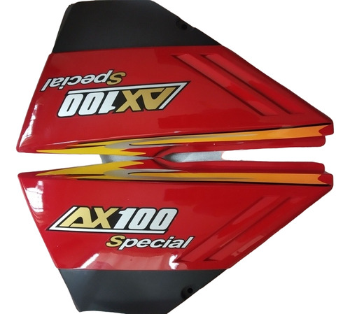 Juego Cachas Suzuki Ax 100! Calidad Premium Rojas!