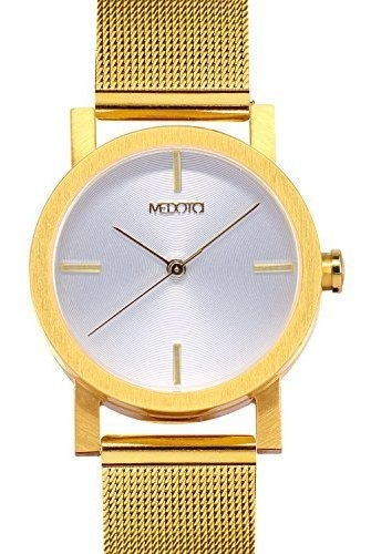 Medota Acero Inoxidable De La Serie Impermeable Reloj Suizo 