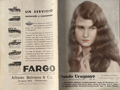 Mundo Uruguayo N°598, Concentración Uruguaya, Junio 1930