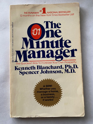 The One Minute Manager, Kenneth Blanchard, Spencer Johnson