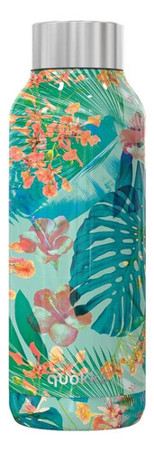 Botella Térmica En Acero Inoxidable Quokka Solid 510ml Color Tropical