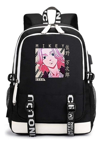 Mochila Estampada Sano Manjiro Tokyo Revengers Anime Cosplay