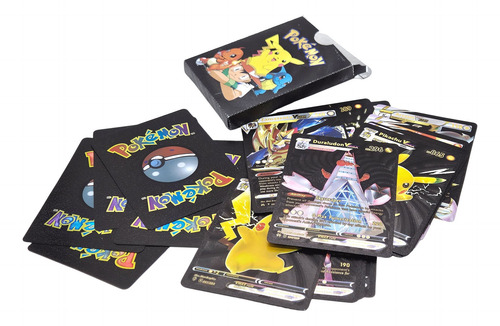 Mazo De 25 Cartas Compatibles Pokemon Genericas: Dorada -