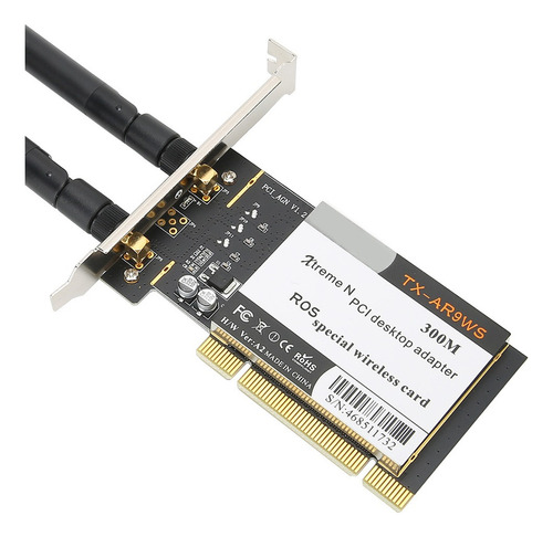 Adaptador De Escritorio Pci 300mbps 802.11b/g/n Wifi Inalámb