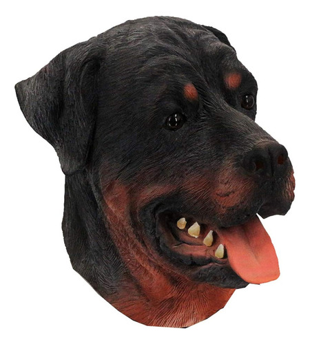 Máscara De Látex Para Perro, Máscara Rottweiler