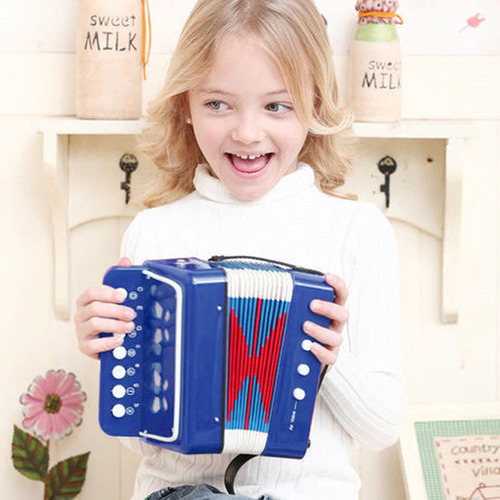 Acordeon Acordion Small, 2 Llaves De Instrumento De Regalo N