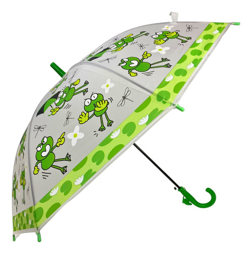 Paraguas Infantil Diseños Estampados Reforzados Y Plegables