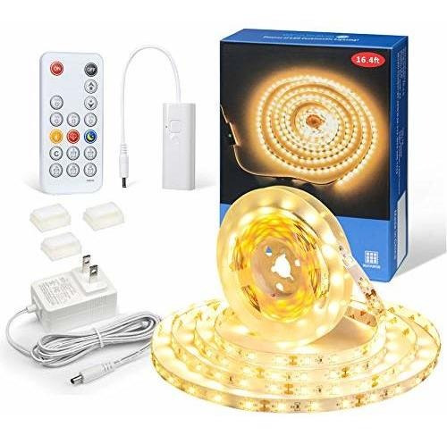 Warm White Led Strip  Dimmable Led Light Strips With Rf...