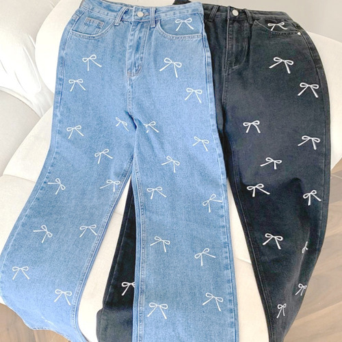 Mom Jeans Estampado Importación Premium Grueso Dama