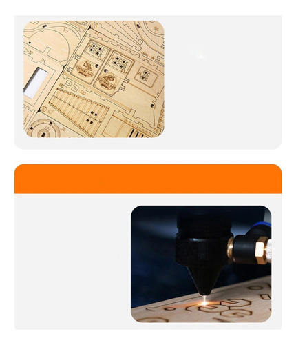 ^ Modelo De Rompecabezas De Madera 3d Kit De Modelo De