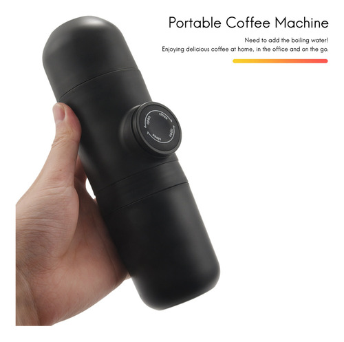 Máquina De Café Espresso Portátil Manual, Mini Cafetera Para