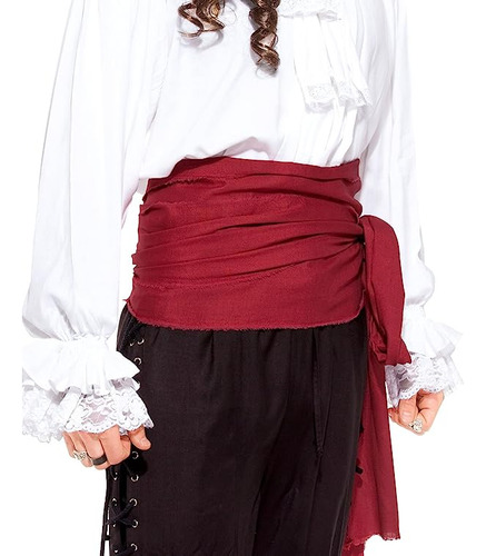 Disfraz Pirata Medieval Renacentista Para Halloween Con Faja