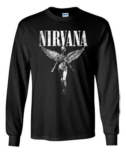 Nirvana Playera Manga Larga D04 B0