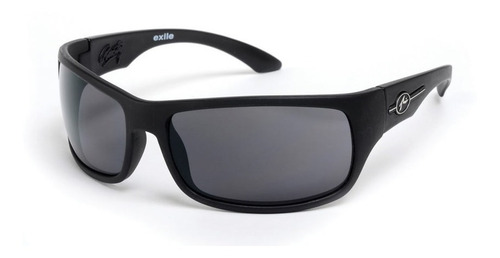 Rusty Exile Anteojo De Sol Gafas Envolvente Negro Color del armazón Negro brillo SBLK S10 Diseño Deportivo