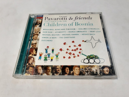 For The Children Of Bosnia, Pavarotti Cd 1996 Made In Usa Nm