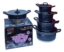 Comprar Ollas Valeska Roca Volcánica Resistente Y Ecologicas 10 Pcs