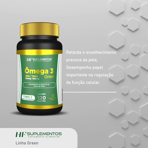 10x Omega 3 1000mg Hf Suplements 120 Caps