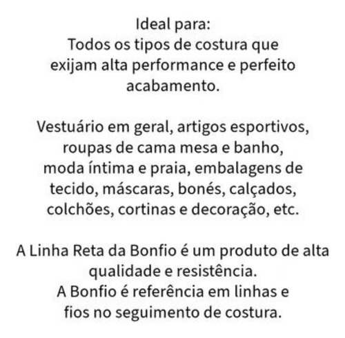 Linha Bonfio Br05 Reta120-tex29-1371m Cor 659 Verde Bandeira