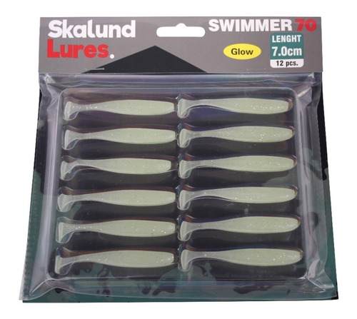 Curricanes Señuelos Plasticos Pescar Skalund Swimmer 70 C/12